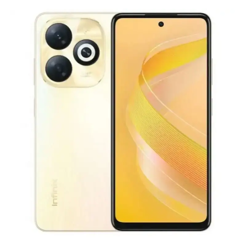 👾INFINIX SMART 8 PRO 256GB/4+4 RAM (PANTALLA 6.6" (Gold1)